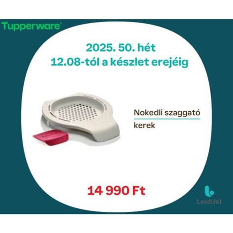 BPA-mentes Tupperware termék