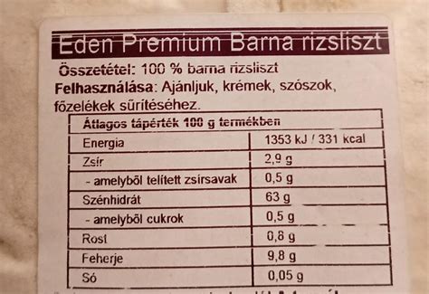 Fehér és barna rizsliszt összehasonlítása