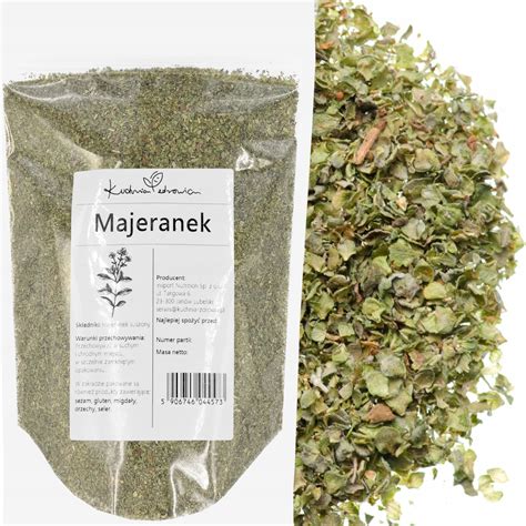 szárított majoránna és friss ágacskák