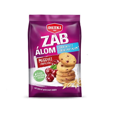 Detki Zab Álom meggyes keksz csomagolás