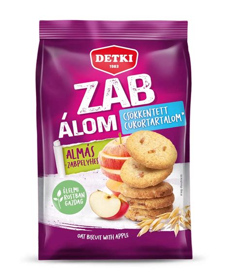 Detki Zab Álom almás keksz csomagolás
