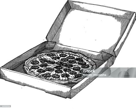 Művész pizza illusztráció