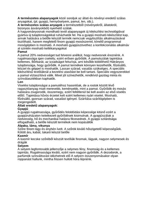 Pácok alapanyagai