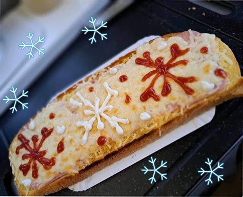 Melegszendvics ketchup feltéttel