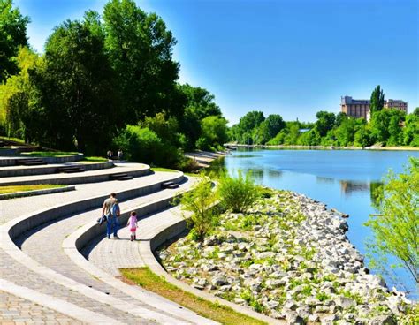 A Kopaszi-gát panorámája a Dunával