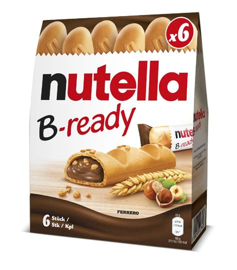 Nutella B-ready összetevők diagram