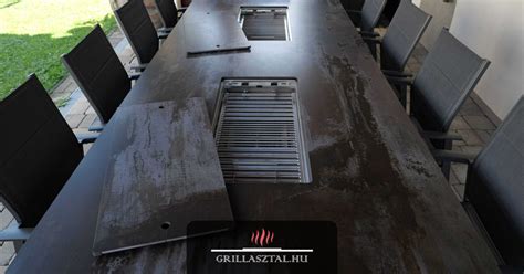 függesztett grilltárcsa működés közben