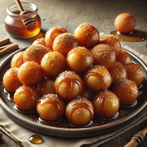 mézes loukoumades fánkgolyók