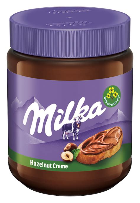 Milka márka termékek választéka egy polcon