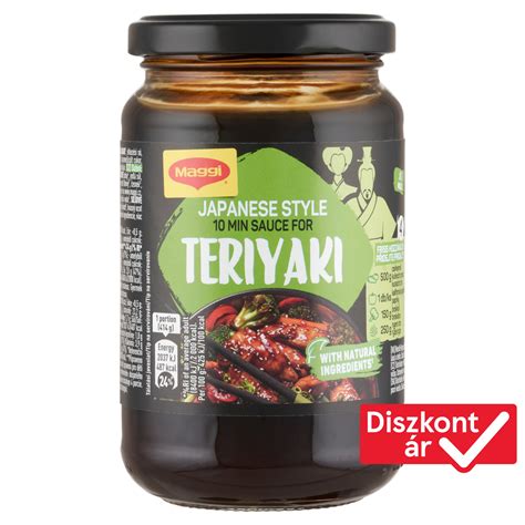 Japán stílusú teriyaki szósz és összetevőinek szemléltetése