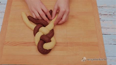 háromágú kalácsfonás lépései