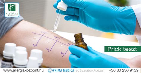 Allergia vizsgálati módszerek: Prick-teszt és vérvétel