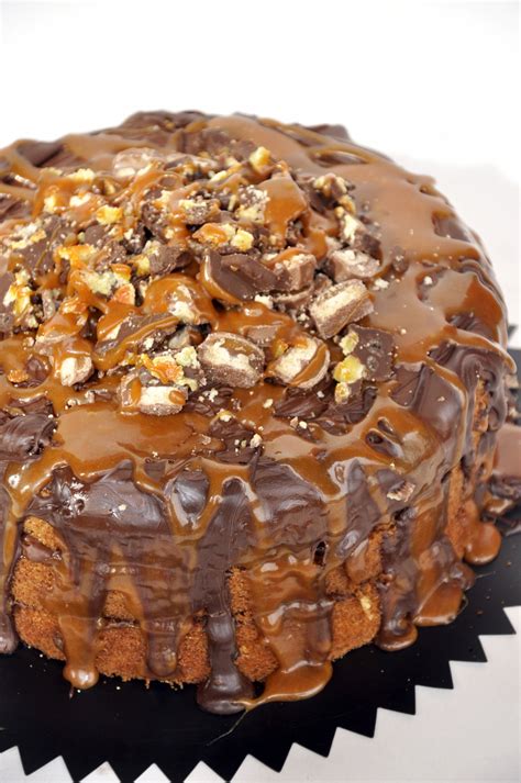 Rachel Allen csokis karamellás torta szelet