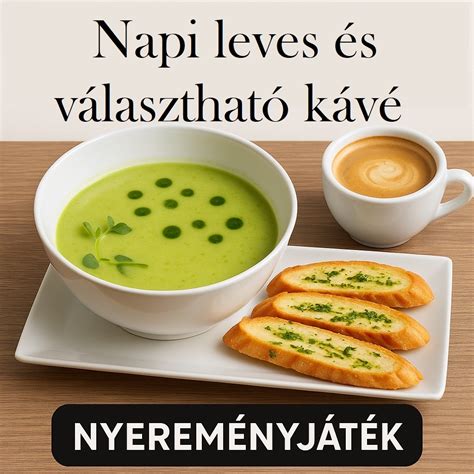 Tál leves gőzölög a konyhaasztalon