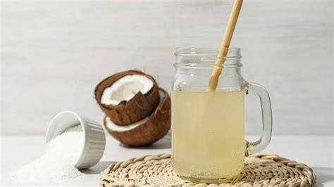 kókuszdió és kókusztej illusztráció