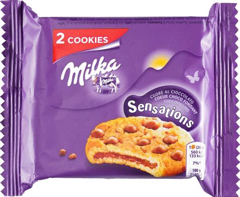 Milka Sensations keksz csomagolása