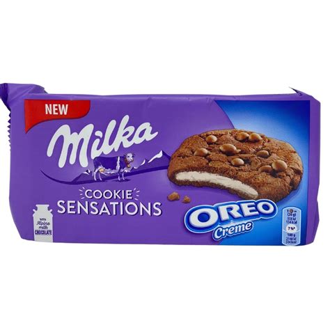 Milka Cookie Sensations Oreo Creme keksz csomagolása