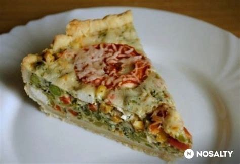 zöldségtorta szalonnával