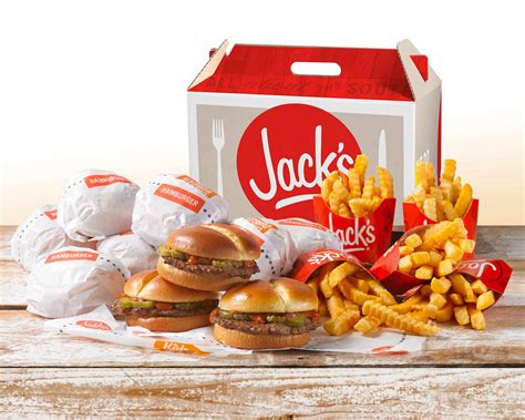 Jack's Burger menü kínálat