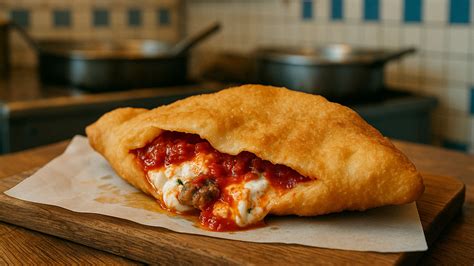 Kerek pizza fritta