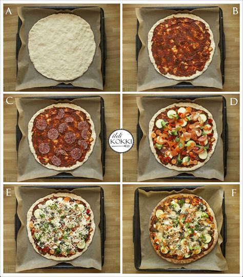 pizza összeállítása