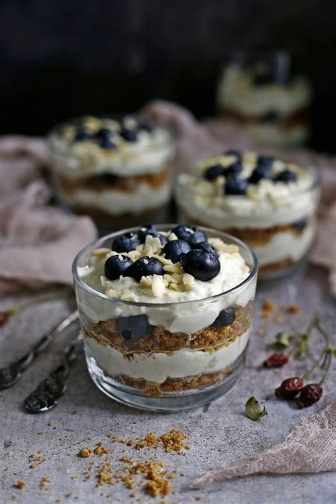 Áfonyás sajttorta pohárban
