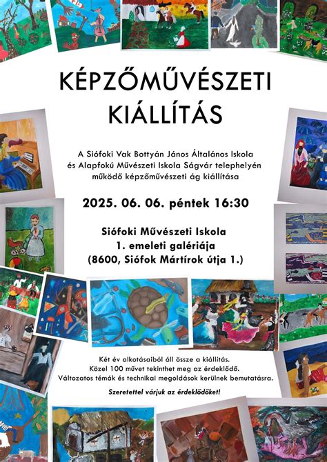 művészeti alkotások kiállítása