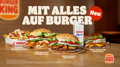 Burger King menü kínálat