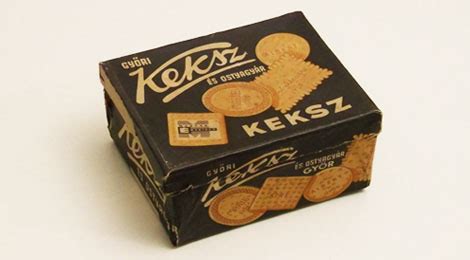 Győri Keksz és Ostyagyár régi reklám