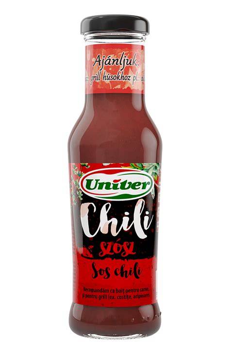 chili szósz üvegek