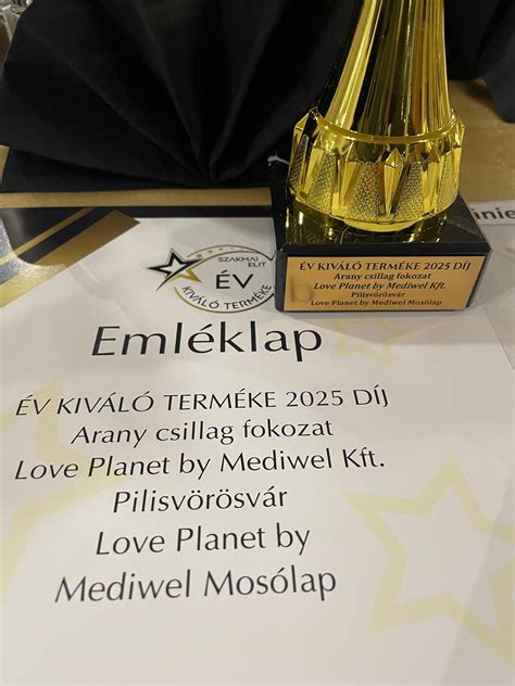 Év Kiváló Terméke díj emblémája