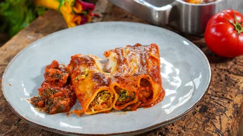 Különböző cannelloni töltelékek