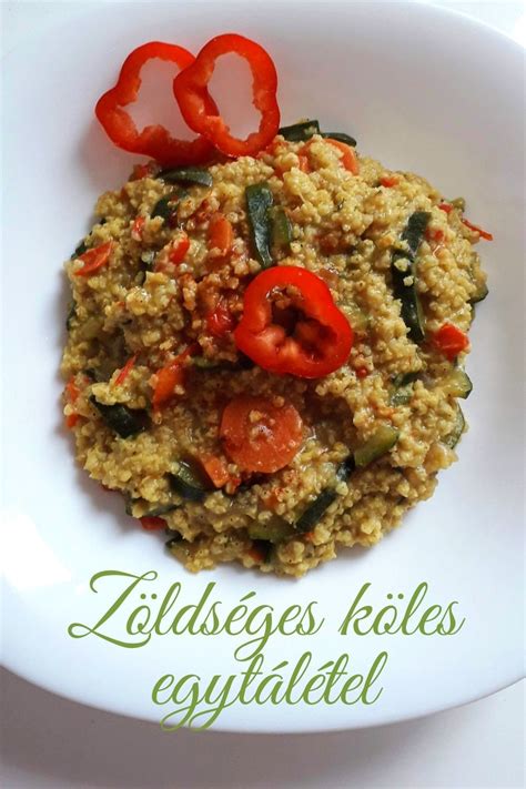 zöldséges köles egytálétel