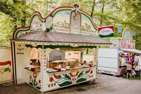 Lángos stand a Központi Vásárcsarnokban